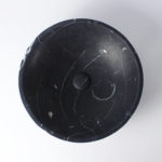 Nero Marquina Marble Round Honed Stone Basin 1007