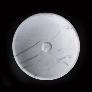 New York Marble Round Honed Stone Basin 1009