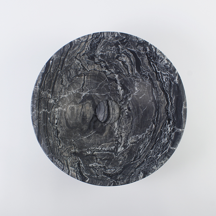 Jurassic Marble Round Honed Basin 1203