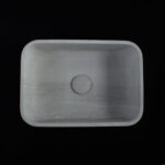 Serpeggiante Marble Rectangular Honed Stone Basin 1418