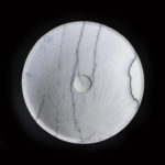 New York Marble Round Honed Stone Basin 1007