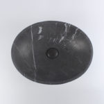 Pietra Grey Limestone Oval Honed Stone Basin 905
