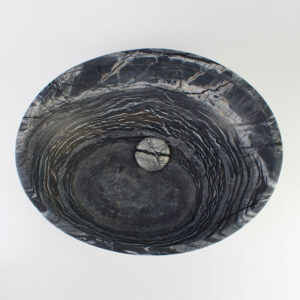 Jurassic Marble Oval Honed Stone Basin 623