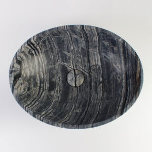 Jurassic Marble Oval Honed Stone Basin 626