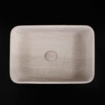 Serpeggiante Marble Rectangular Honed Stone Bowl 702