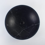 Nero Marquina Marble Round Honed Basin 1111