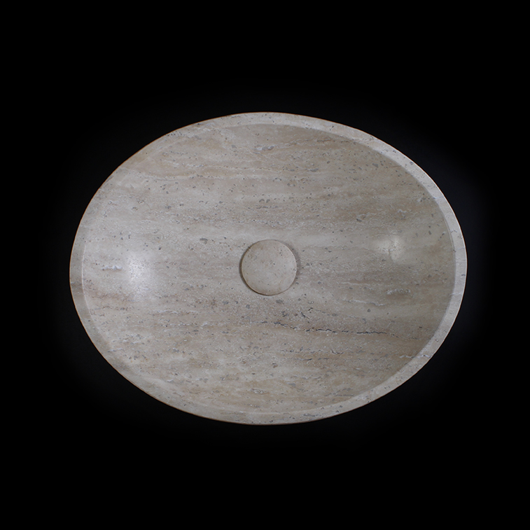 Travertine Classico Oval Honed Basin 1109