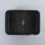 Pietra Grey Limestone Rectangular Honed Stone Bowl 1332