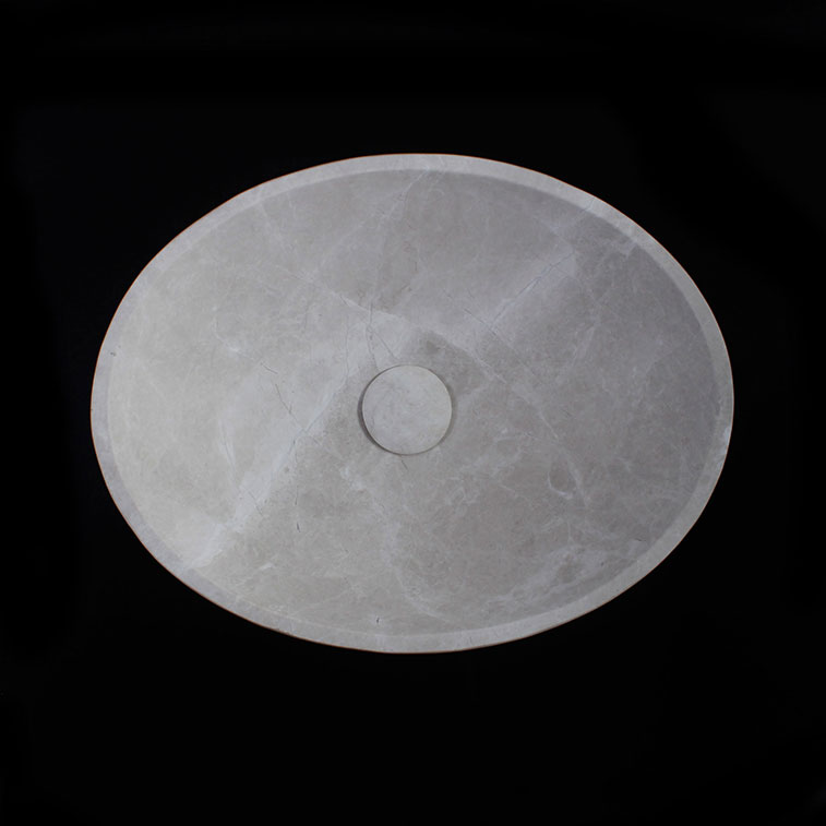 Senorita Grigio Marble Oval Honed Basin 1302