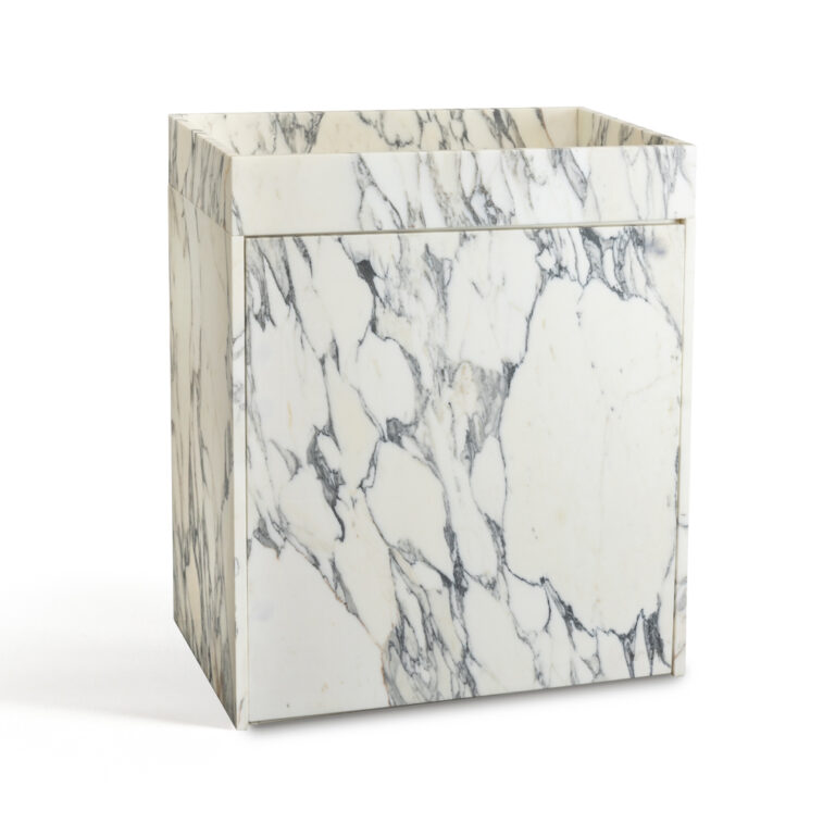 Arabescato Marble Honed Vanity Unit + Integrated Sink#2