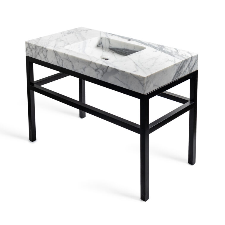 Integrated Calacatta Marble Honed (Solid Block) Sink #4