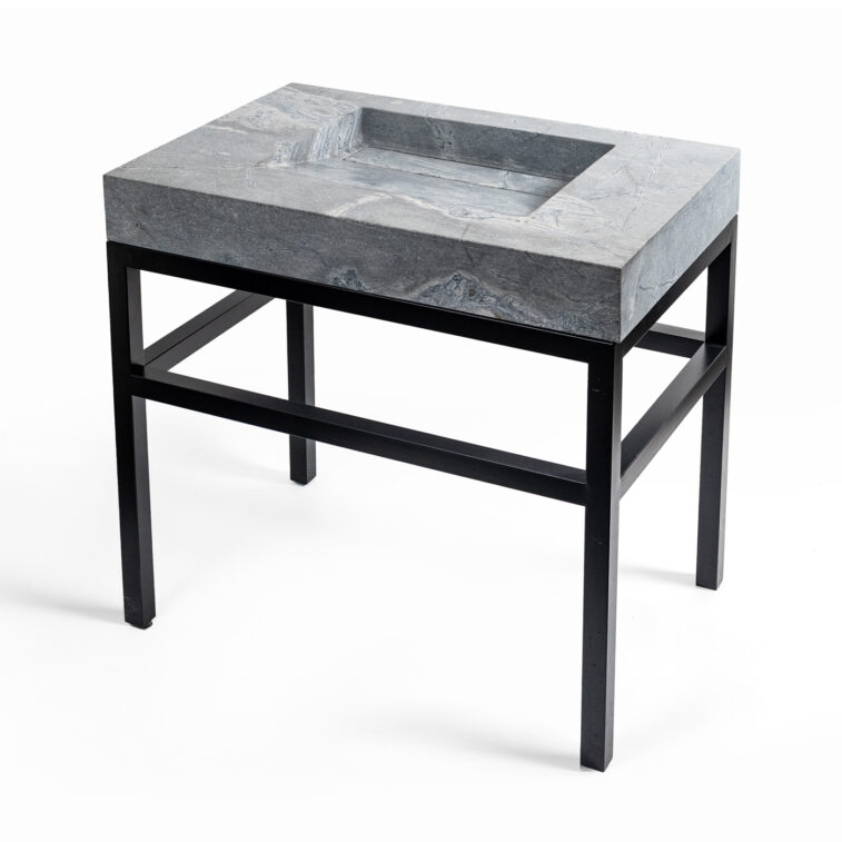 Integrated Atlantic Granite Honed (Solid Block) Sink #5
