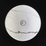 Calacatta Jade Marble Round Honed Basin 1503