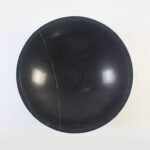 Nero Marquina Marble Round Honed Stone Basin 1509