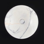 New York Marble Round Honed Stone Basin 1520