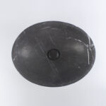 Pietra Grey Limestone Oval Honed Stone Basin 907