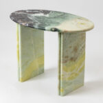 Dreaming Green Marble Honed Coffee Table#28