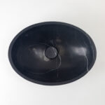 Nero Marquina Marble Oval Honed Stone Basin MAR62