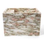 Norwegian Rose Marble Honed Wall Mounted Basin#19