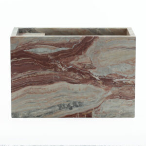 Arabescato Rosso Marble Honed Wall Mounted Basin 2001