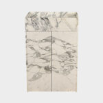 Calacatta Statuario Marble Honed Vanity Unit + Integrated Sink#1705