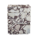 Calacatta Viola Marble Honed Vanity Unit + Integrated Sink 2091