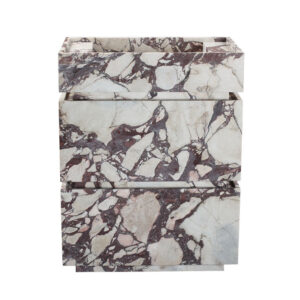 Calacatta Viola Marble Honed Vanity Unit + Integrated Sink 2091