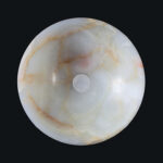 White Onyx Round Hone Basin 1704