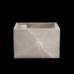 Senorita Grigio Marble Honed Wall Mounted Basin 1804
