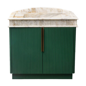 Calacatta Vagly Gold Vanity Unit + Integrated Sink