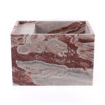 Arabescato Rosso Marble Honed Wall Mounted Basin 1901