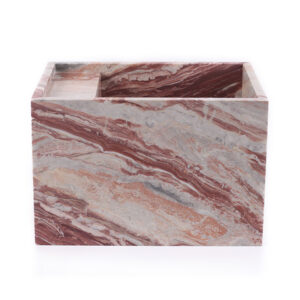 Arabescato Rosso Marble Honed Wall Mounted Basin 1903