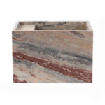Arabescato Rosso Marble Honed Wall Mounted Basin 1909