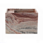 Arabescato Rosso Marble Honed Wall Mounted Basin 1911