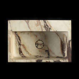 Calacatta Viola (Solid Block) Honed Wall Mounted Basin 1911