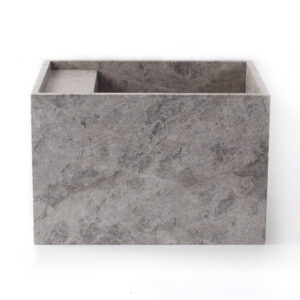 Tundra Grey Marble Honed Wall Mounted Basin 1903