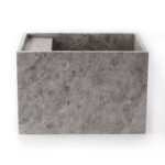 Tundra Grey Marble Honed Wall Mounted Basin 1904