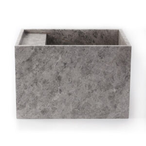 Tundra Grey Marble Honed Wall Mounted Basin 1904