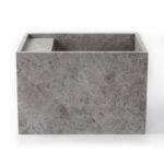 Tundra Grey Marble Honed Wall Mounted Basin 1905