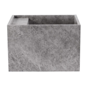 Tundra Grey Marble Honed Wall Mounted Basin 1923