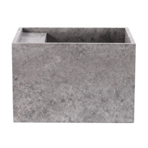 Tundra Grey Marble Honed Wall Mounted Basin 1924