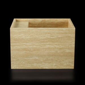 Travertine Classico Light Filled Honed Wall Mounted Basin 1907