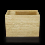 Travertine Classico Light Filled Honed Wall Mounted Basin 1909