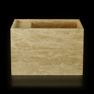 Travertine Classico Light Filled Honed Wall Mounted Basin 1912