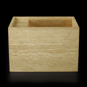 Travertine Classico Light Filled Honed Wall Mounted Basin 1913
