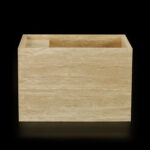 Travertine Classico Light Filled Honed Wall Mounted Basin 1914