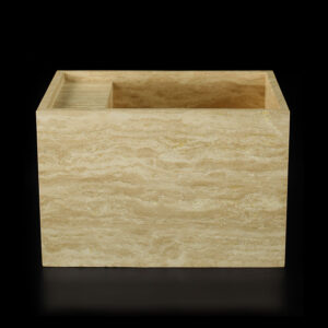 Travertine Classico Light Filled Honed Wall Mounted Basin 1920