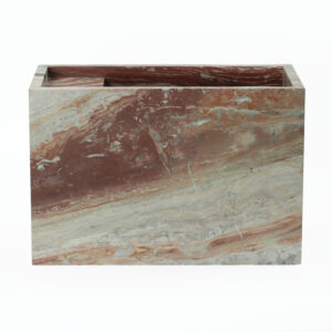 Arabescato Rosso Marble Honed Wall Mounted Basin 2002