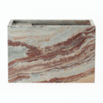 Arabescato Rosso Marble Honed Wall Mounted Basin 2004
