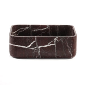 Rosso Levanto Marble Rectangular Honed Basin 2034